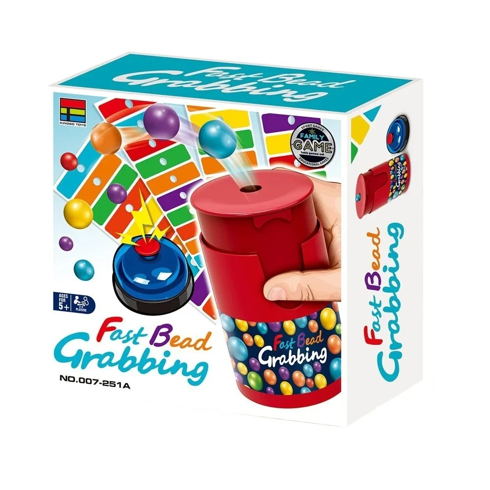 Gioco da tavolo Fast Bead Grabbing per due giocatori con campanelli emozionanti Giochi di strategia divertenti per l'interazione dei bambini e degli adulti