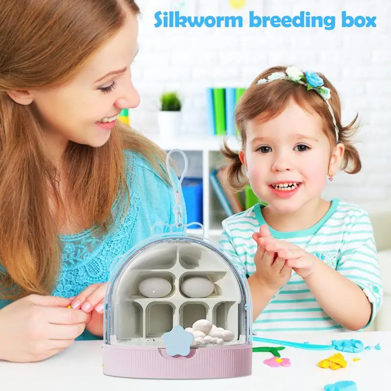 صندوق تربية الفراشة صندوق تربية دودة القز واضح مقاوم للهروب مهواة آمنة لحارس دودة القز الزواحف الموئل للفناء الخلفي