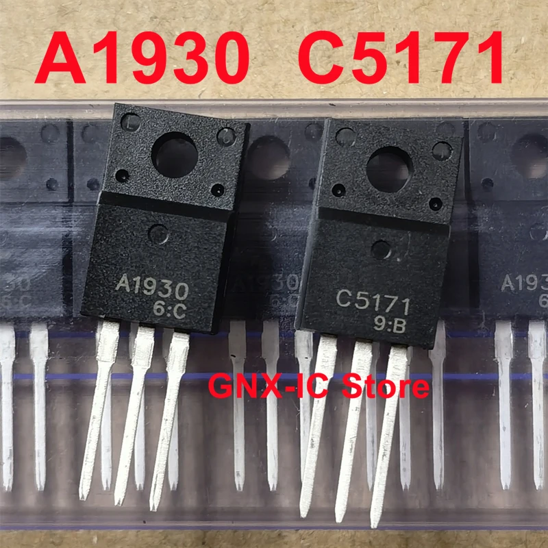 10Pairs - 20Pairs Original New 2SA1930 2SC5171 A1930 C5171 TO-220 Audio Power Amplifier Transistor