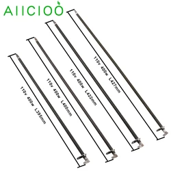 AIICIOO 110v Electric Tubular Heating Element SUS304 Straight Style Heater 400w Sauna Heating Element with Round Metal Sheet