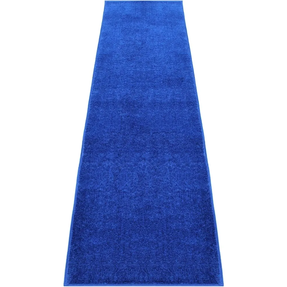 Bright Royal Event Carpet Aisle Runner - Quality Plush Pile Rug with Backing,3 X 10 ft