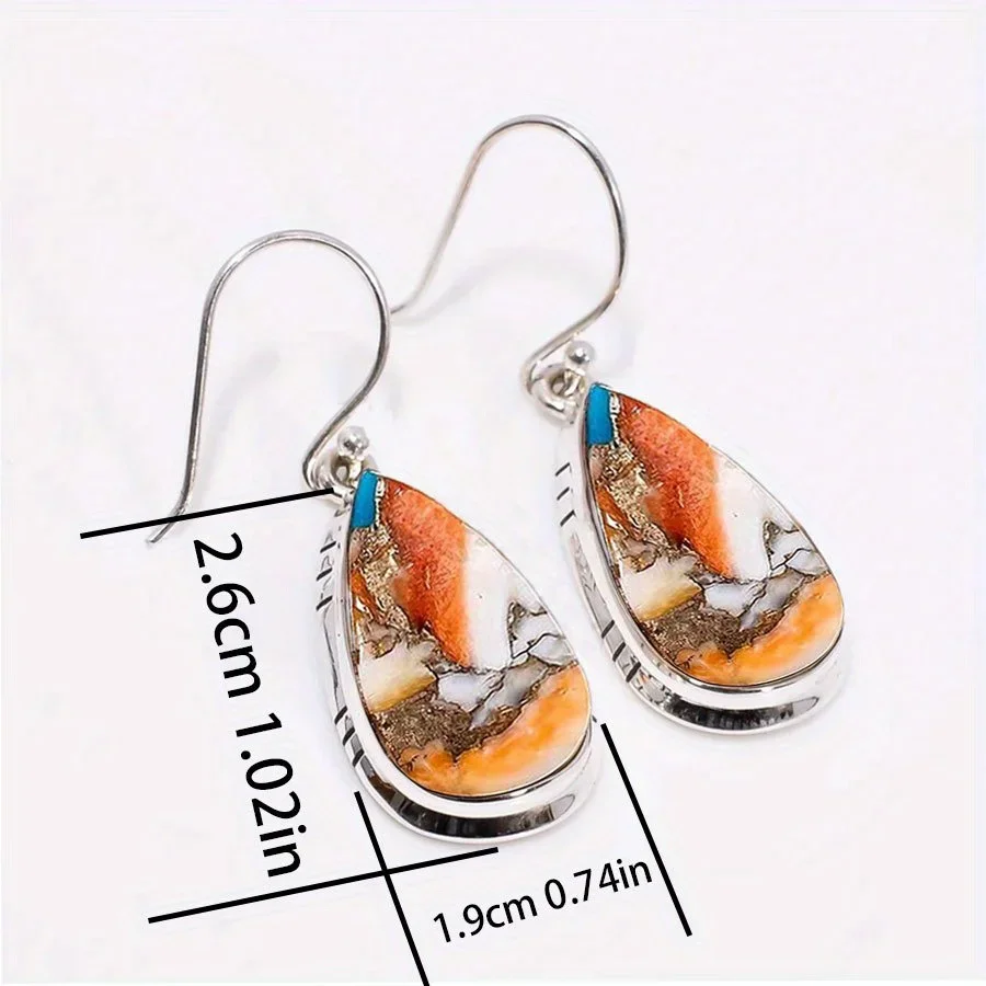 Fashion Bohemian Earring Imitation Turquoise Earring Earrings for Women Vintage Earrings Jewelry Perfect Gift To Lover Friend