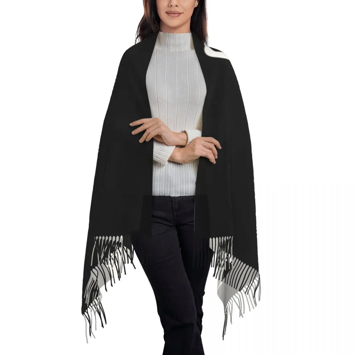 The Scotties Scarf Wrap for Women Long Winter Fall Warm Tassel Shawl Unisex Scottish Terrier Dog Scarves