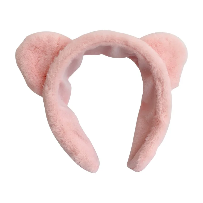 Lovely Sweet Designed Cute Pink White Black Bear Cats Ears Wide Edge Women Girls Headwear Hairbands Fresh Product