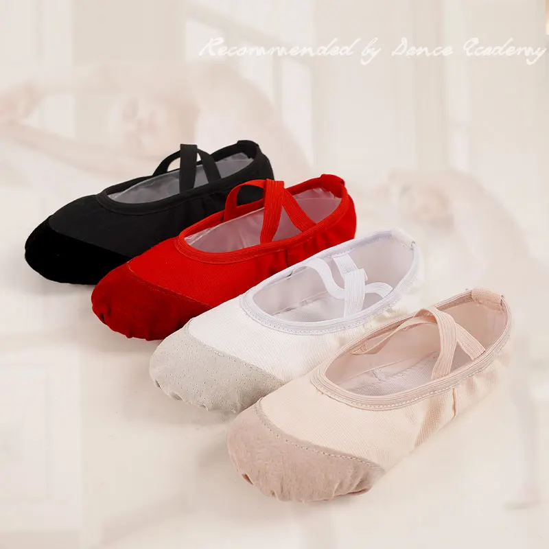 Girls Ballet Shoes for Woman Ballerina Shoes Ballet Flats Women Canvas Soft Sole Dance Slippers Children Practise Dance Shoes