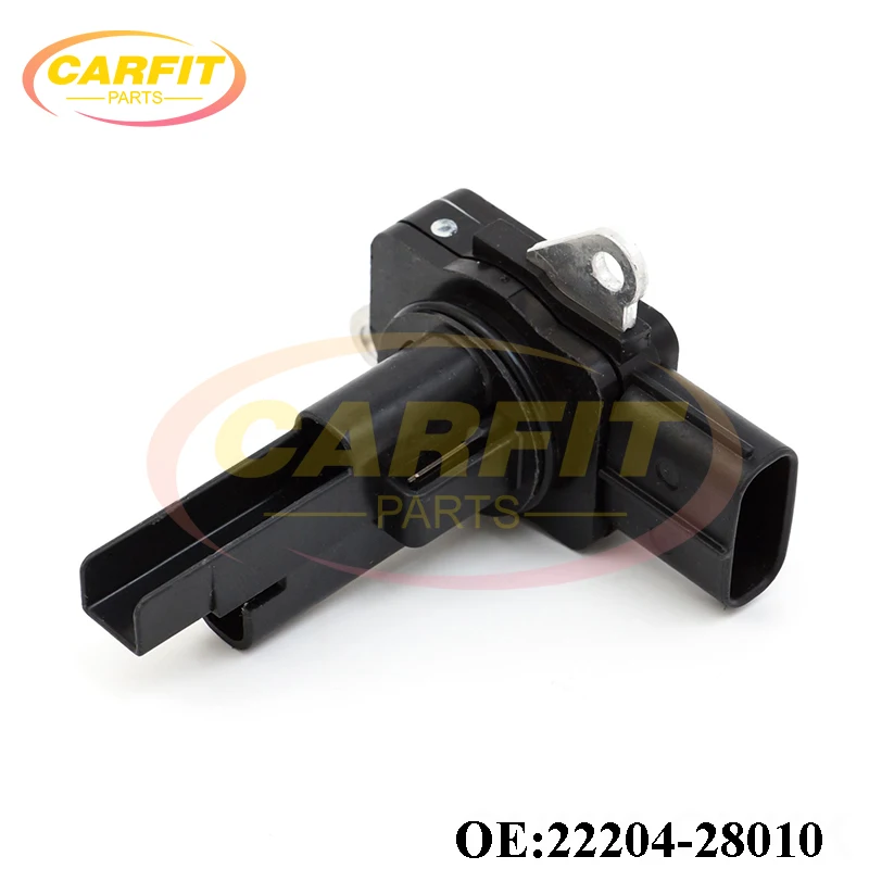 Sensor MAF pengukur aliran udara massal, suku cadang mobil OEM 22204-28010 22204-37010 Mass untuk Toyota Prius Corolla Camry Lexus RX350