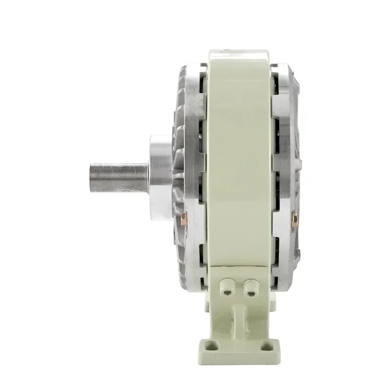 Freno de embrague de polvo magnético, ejes simples/dobles de 0,6-10KG, controlador de tensión DC24V, freno de polvo electromagnético con Base