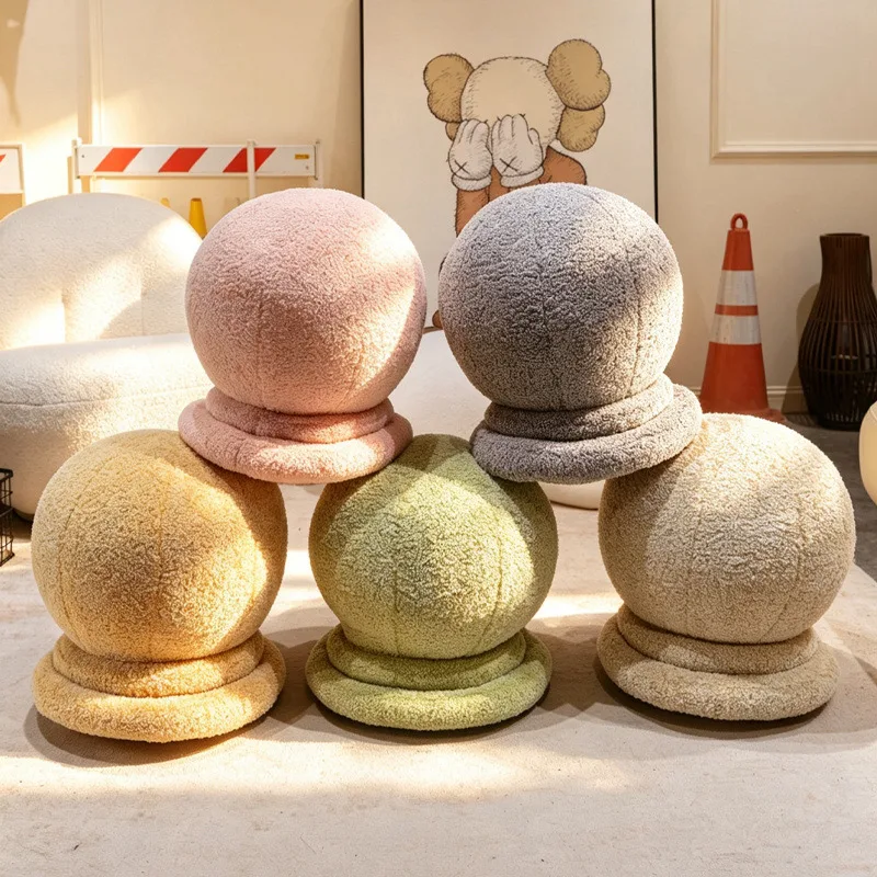 

35/45cm Simulation Stone Pillar Plush Pillow, Cartoon Ultra-Soft Fluffy Dormitory Office Sleeping Cushion for Home Sofa Decor