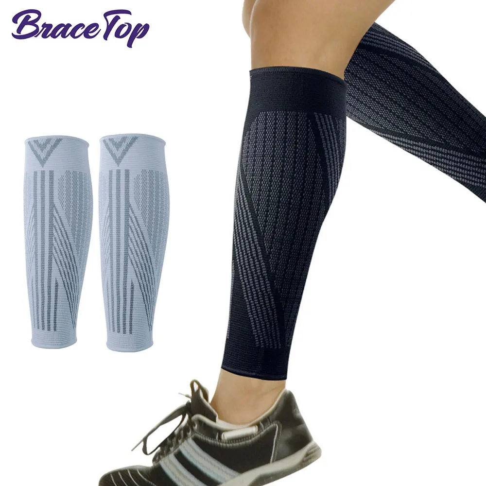 1 Pair Calf Compression Sleeves for Women and Men - Running, Provides Calf Support and Shin Splints Comfort, Calf for Enhanced