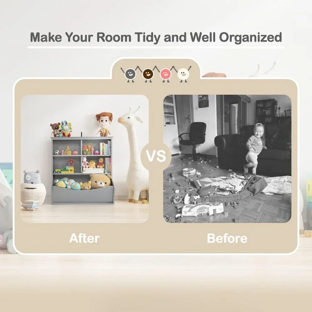 ตู้เก็บของเล่นเด็ก, ชั้นวางของแบบเปิด, ตู้หนังสือ/ชั้นวางอเนกประสงค์สำหรับห้องเด็กเล่น, ห้องเด็ก, ตู้เสื้อผ้า, ชั้นวางหนังสือของเล่นในบ้าน