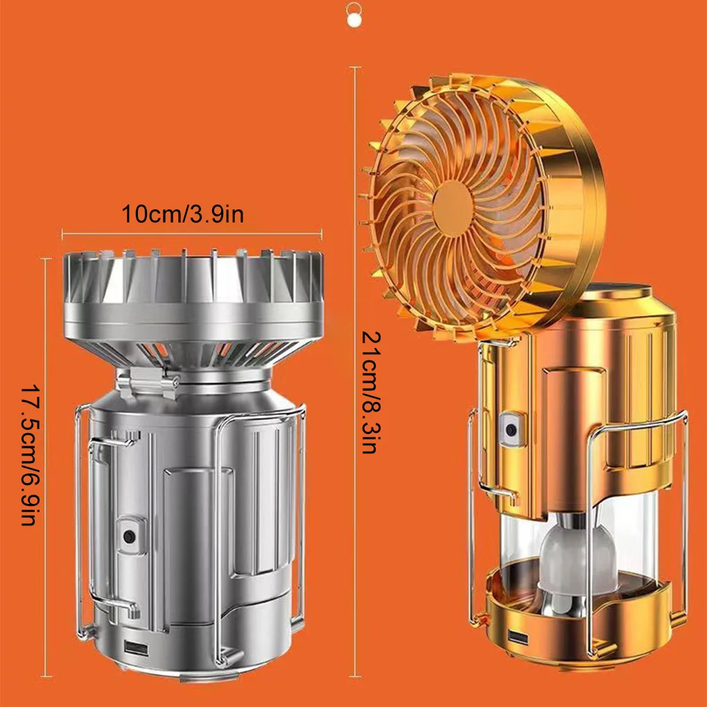 多機能屋外照明ソーラー扇風機キャンプライトキャンプライト内蔵 2400mAh 非常灯電源銀行