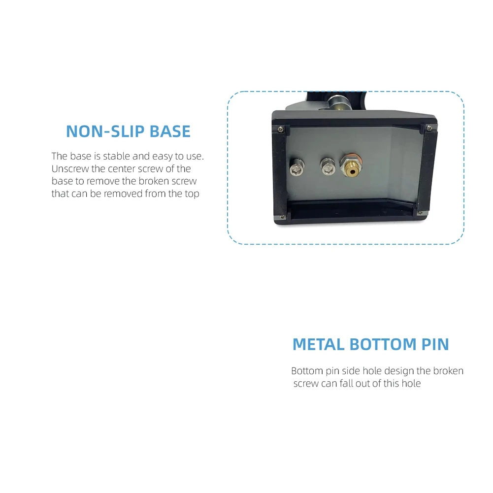 ABLG & Optical Eyeglass Extractor Lens Tool Metal Drilling Belt Fittings Broken Removal Eyeglasses Processor