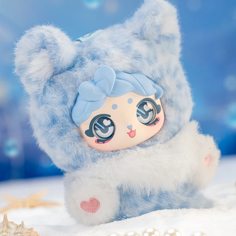 Pengpeng Pawsection Cute Evil Group Series Blind Box Kawaii Doll Hanger Cartoon Desktop Decor Mystery Box Girl Surprise Gift