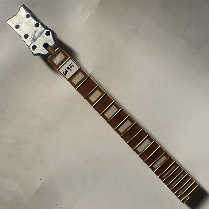 EN935 Origianl Ibanez  Electric Guitar Neck Scales Length 628 MM White Block Inlay for DIY Guitar Parts Binding Damage