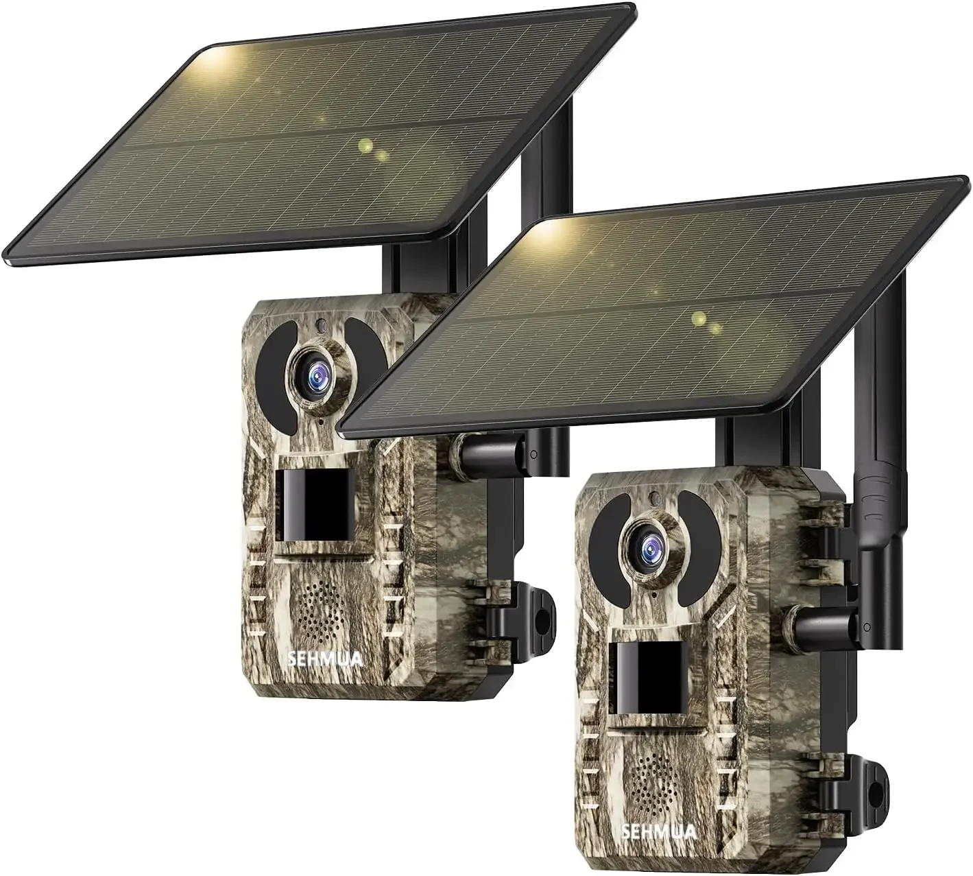 Cellular Trail Cameras with Live Streaming, Solar Game Cameras Includes SIM Card, Remote Phone Access