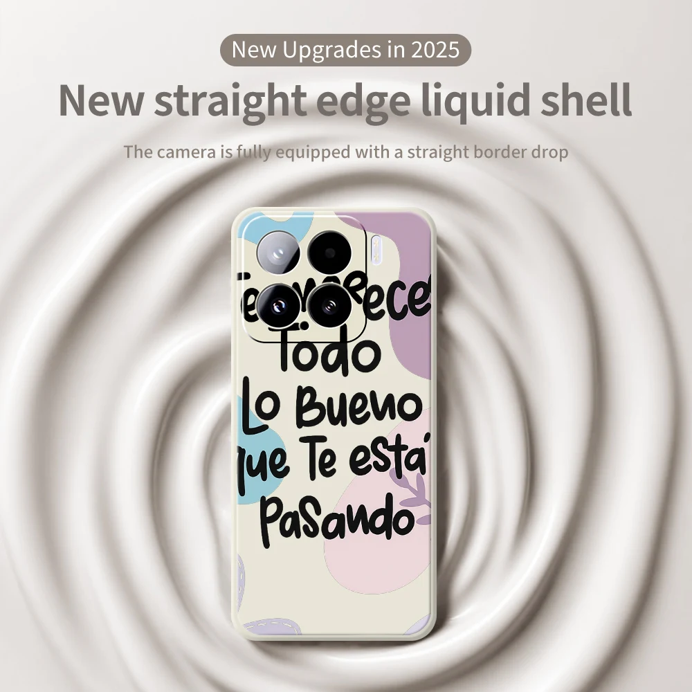 حافظة هاتف على الطراز الإسباني لهاتف Xiaomi Mi 15 Ultra Mi 14T 13T 12T 11T Pro لهاتف Xiaomi Mi 13T Pro Mi 11T Pro حافظة ناعمة من السيليكون