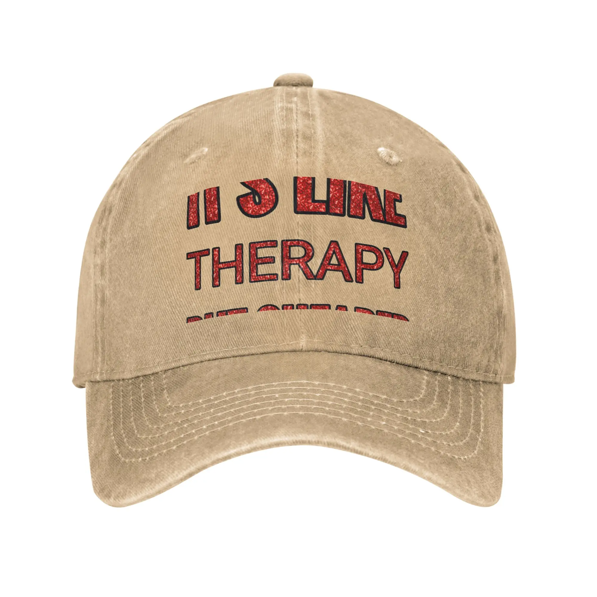 Juegos de rol de moda: es como una terapia, pero más barata y mejor. Gorra de béisbol con diamantes de imitación rojos. Gorra negra vintage ligera.
