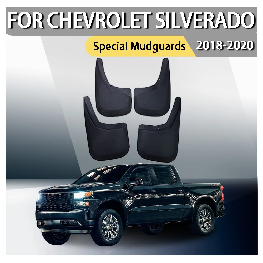 

Special Mudguards For Chevrolet Silverado 2018 2019 2020 Car Decoration Upgrade Accessories Styling ABS Plastic Modification