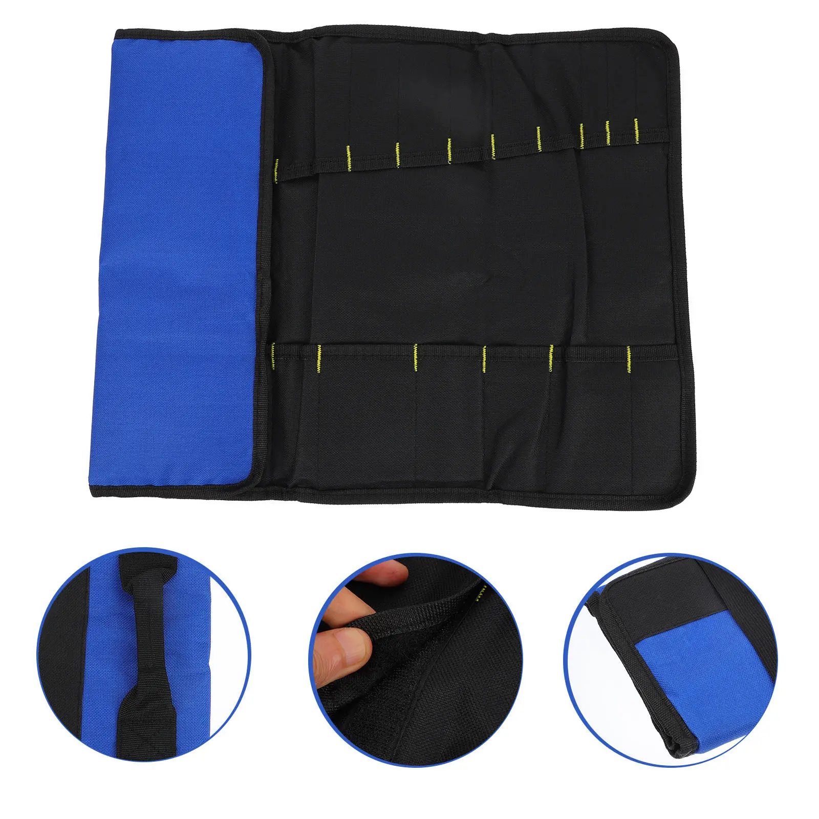 

Outdoor Storage Bag Oxford Cloth Heavy Duty Large Capacity Multipurpose Portable Reel Type Tool Organizer for Camping Repair