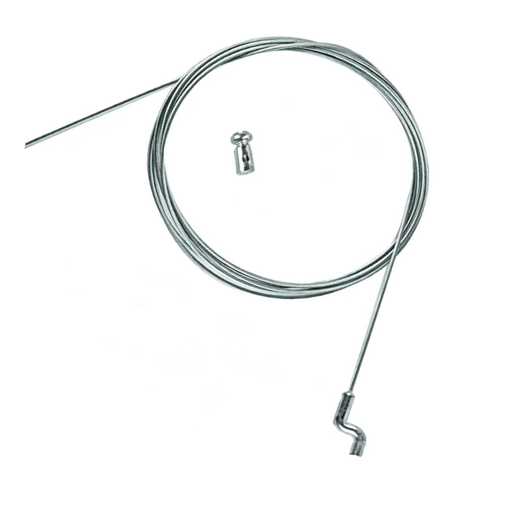 Brush Cutter Cable Gas Cable Repair Kit For Immediate Installation Adjustable Cable Clamp Metal Construction Silver Finish