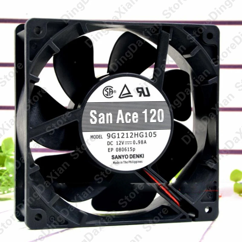

l 1PCS IBM Double Ball Large Air Volume Fan For SANYO 9G1212HG105 | 12V 120×120×38mm 12CM