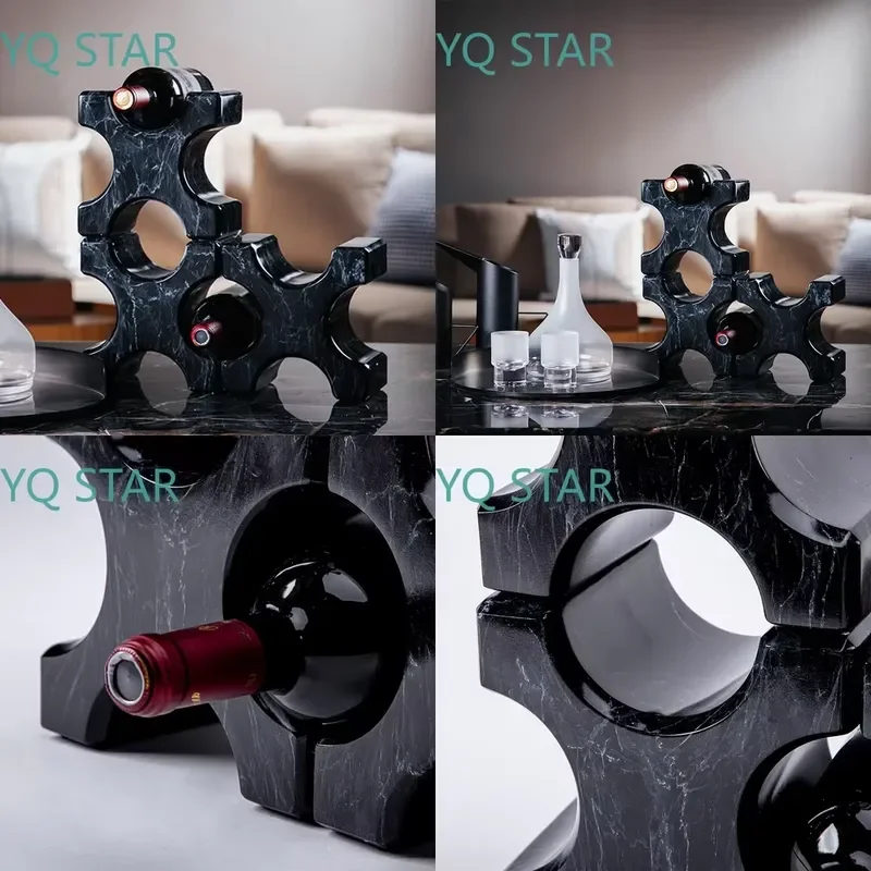 Miniature Stackable Wine Bottle Holders for Whiskey Showcase Bar Accessories Dining Room Decor Utensil Organizer Home Bar