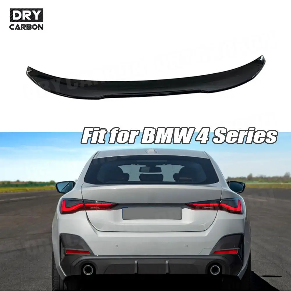 

Rear Trunk Duck Spoiler Wing for BMW 4 Series G26 425i 430i M Sport Sedan 2021 + ABS Car Boot Spoiler Bodykits Accessories