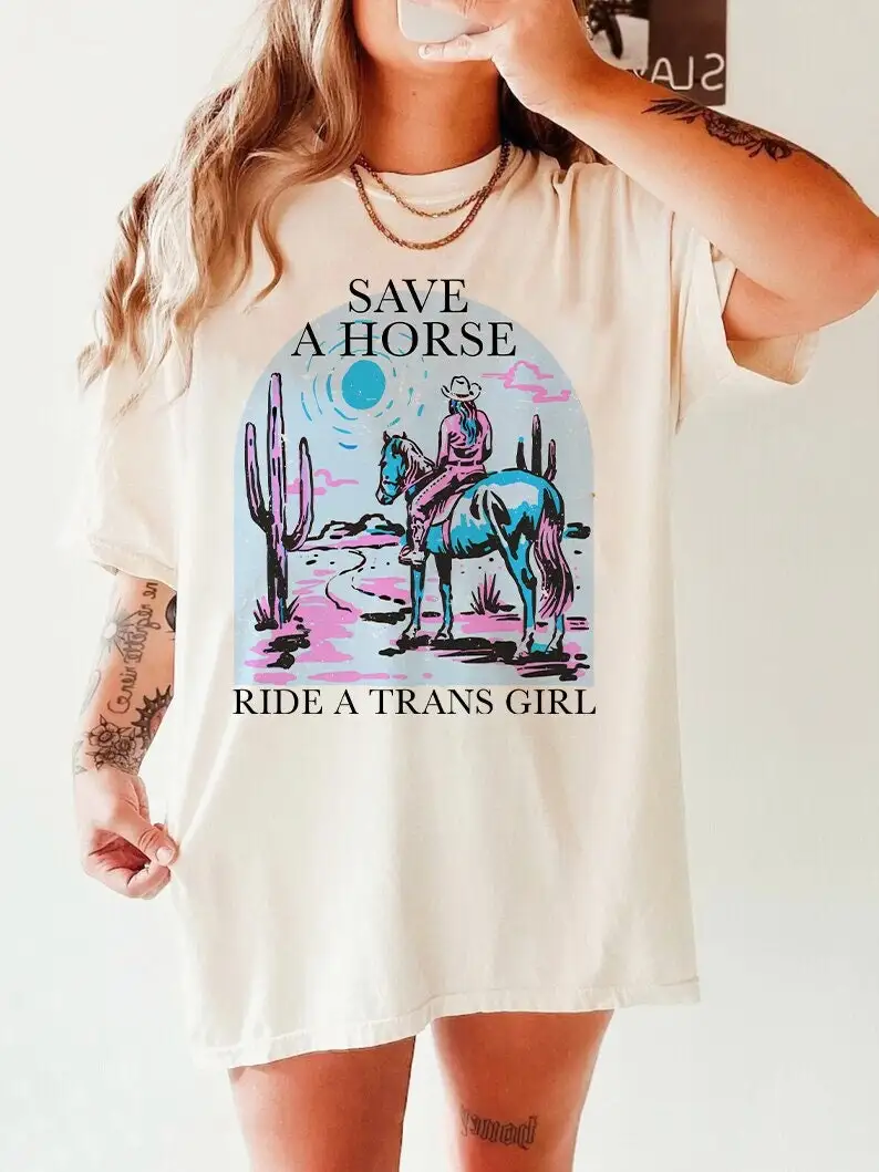 

Ride a trans girl shirt transgender clothes cowgirl mtf gift liv