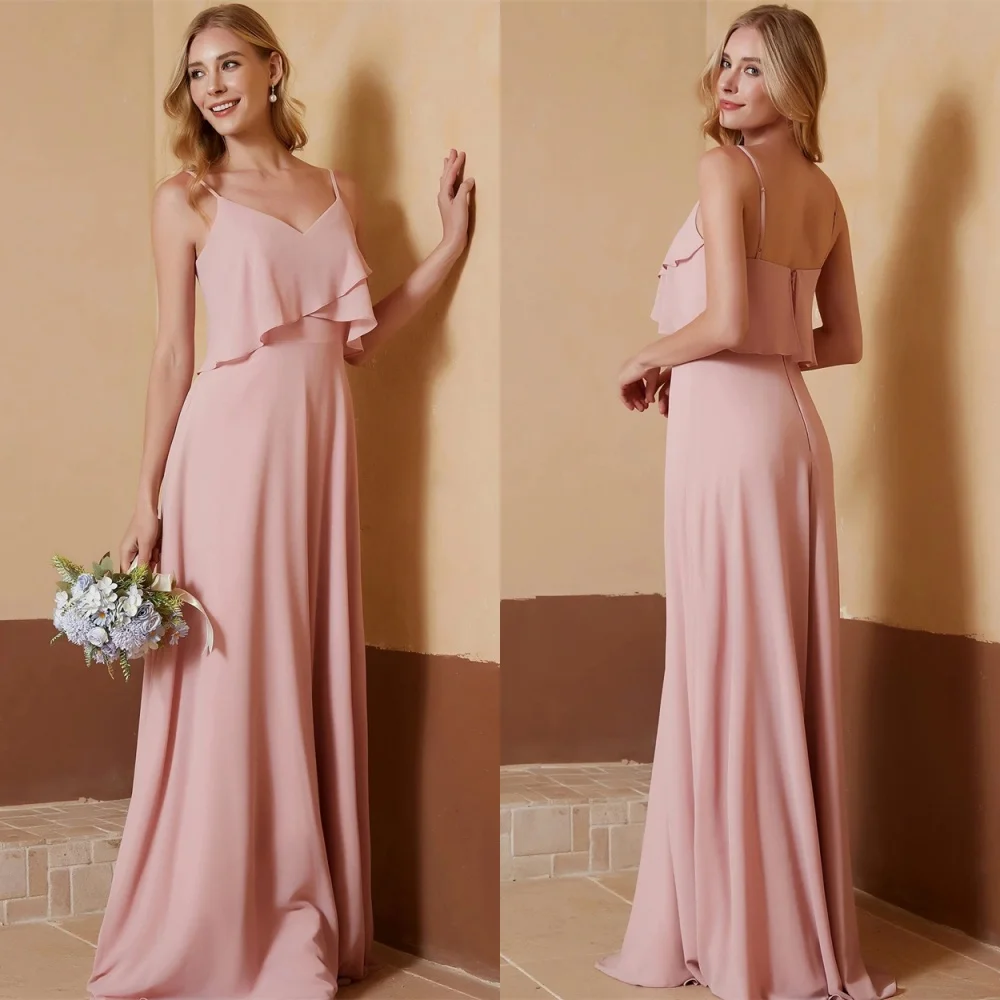 

Customized Modern Pink Jersey Evening Dress Exquisite Zipper Back Sleeveless Celebrity Gowns Sweep Train Homecoming Dresses