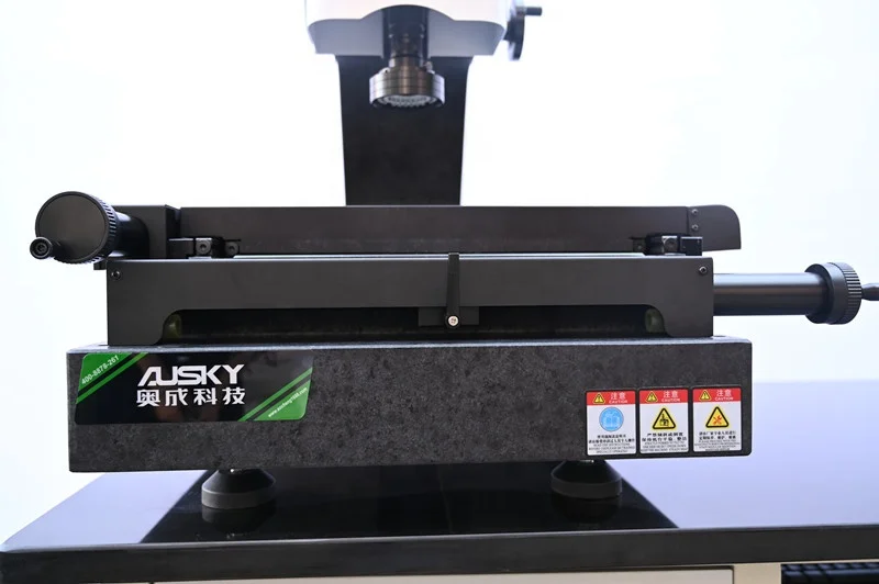 AUSKY Factory Manual High Precision Video Measuring Instrument Digital Contour Optical Measuring Machine For Size Measurement