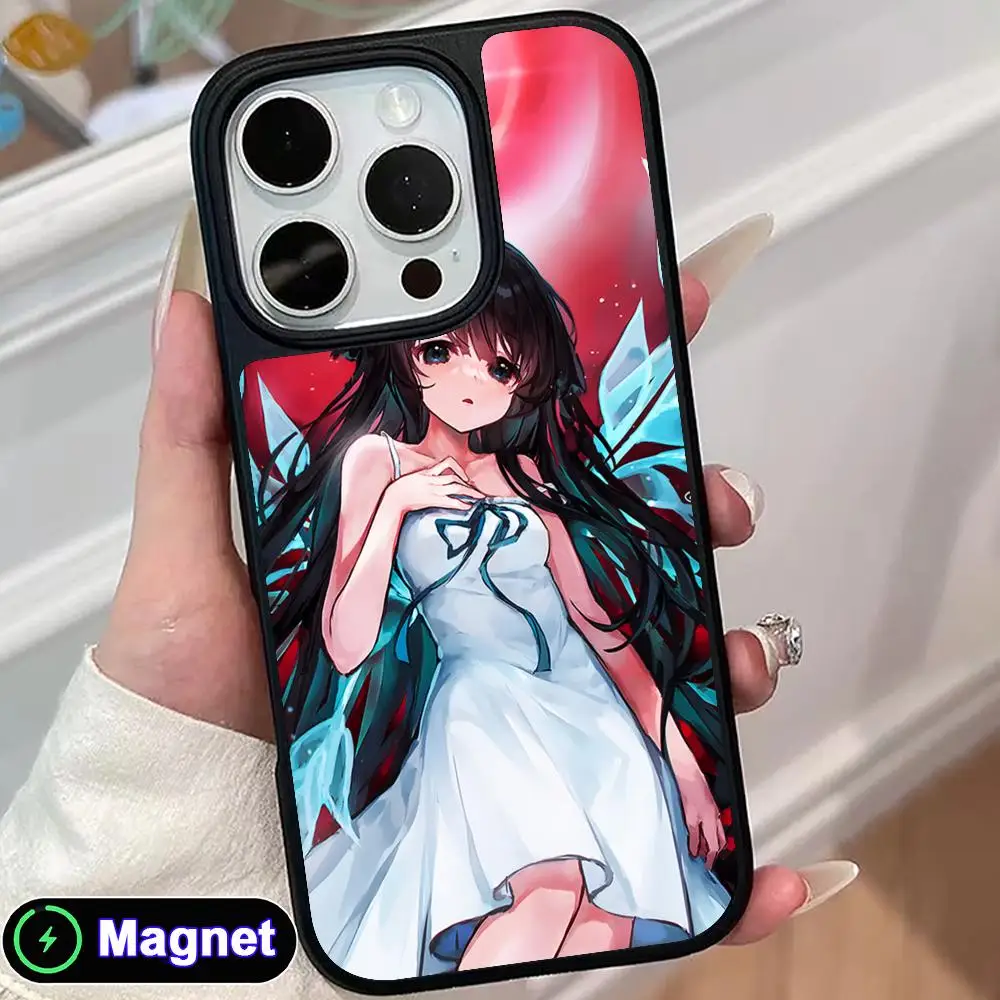 

Saya no Uta Matte Surface Magsafe Mobile Phone Case for iPhone 17 16 15 14 13 12 11 Air Pro Max Plus Colorful Cover