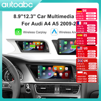 8.8“ 12.3” Wireless CarPlay Android Auto Linux Touchscreen for Audi A4 A5 2009-2015 Airplay Car Multimedia GPS Support Camera