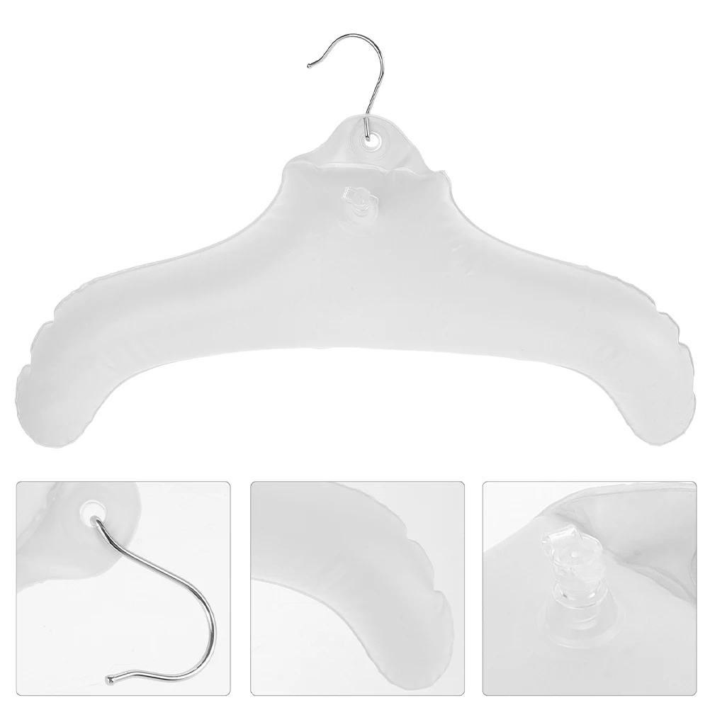 

6 Pcs Inflatable Hanger Closet Hangers Blow Air Drying Clothes Styling Iron Storage Holder