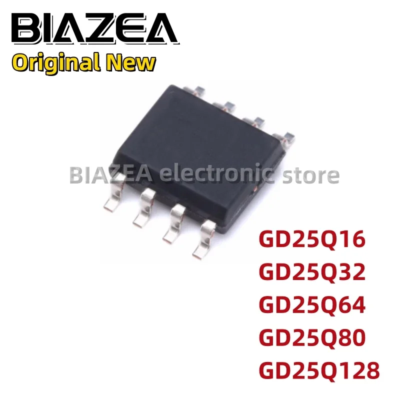 10piece GD25Q16 GD25Q32 GD25Q64 GD25Q80 GD25Q128 SOP8 Serial Flash Memory Chip