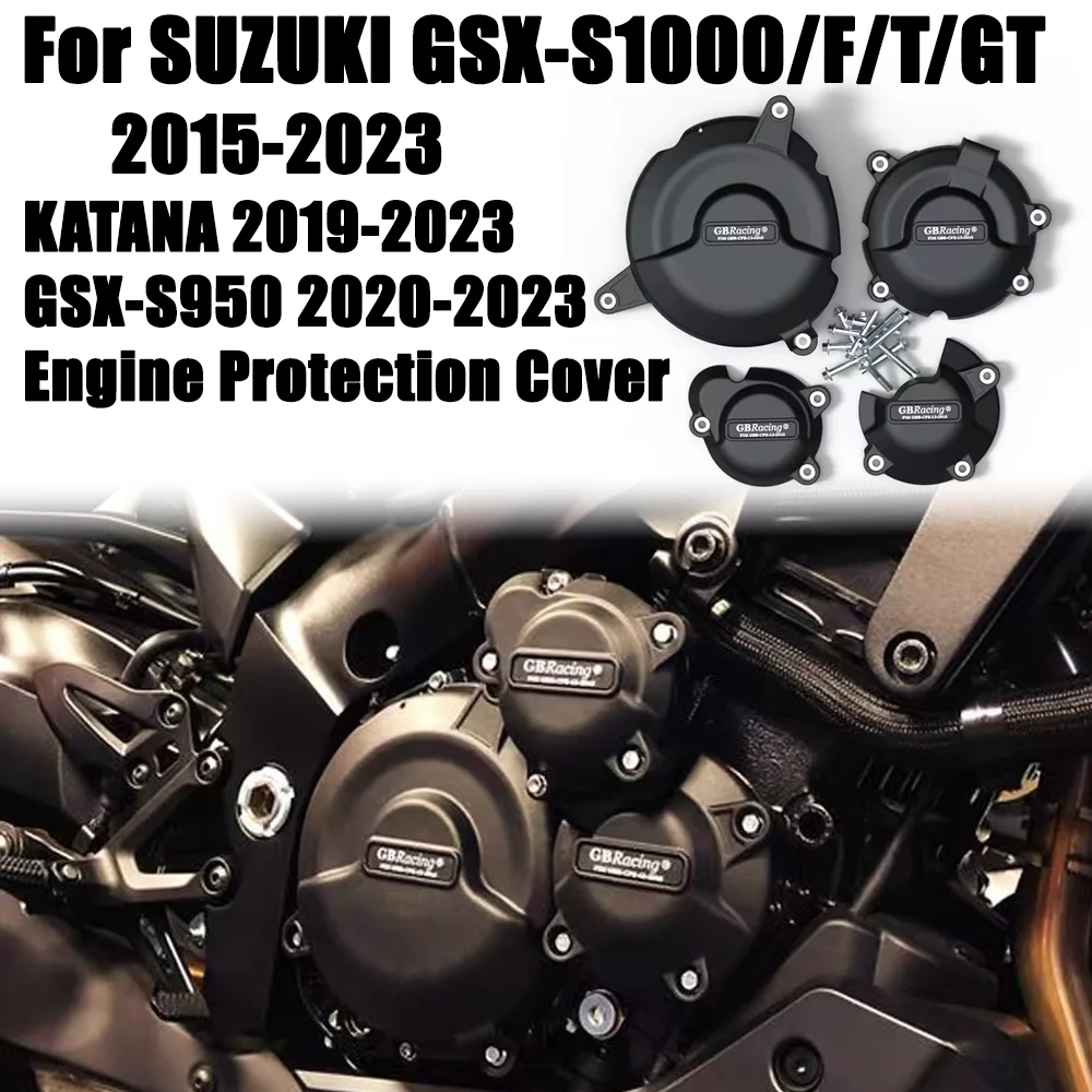 For SUZUKI GSX-S1000/GSX-S1000F/GSX-S1000GT 2016-2023 Engine Protection Cover KATANA 2019-2023 GSX-S950 2020-2023