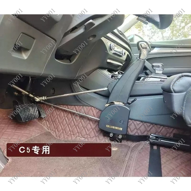 Portable Hand Controls for Disabled Drivers Thumb Control Car Driving Assist Device