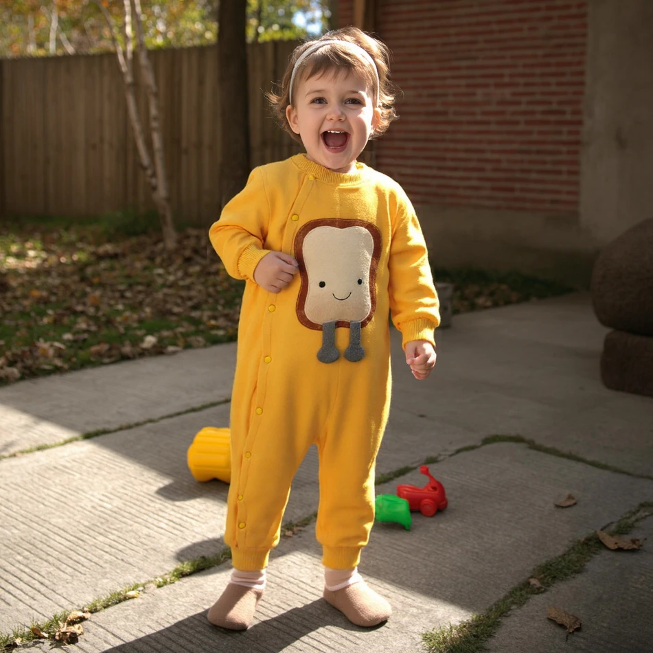 Sanlutoz Niedliche Baumwolle Winter Baby Jungen Mädchen Overalls Langarm Kleinkind Strampler Mode Kleidung