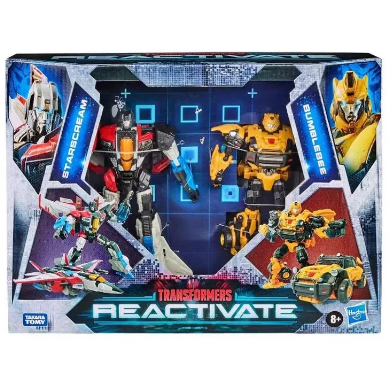 オリジナルハスブロトランスフォーマー REACTIVATE スタースクリームバンブルビーアニメフィギュアアクション玩具コレクションモデルおもちゃ