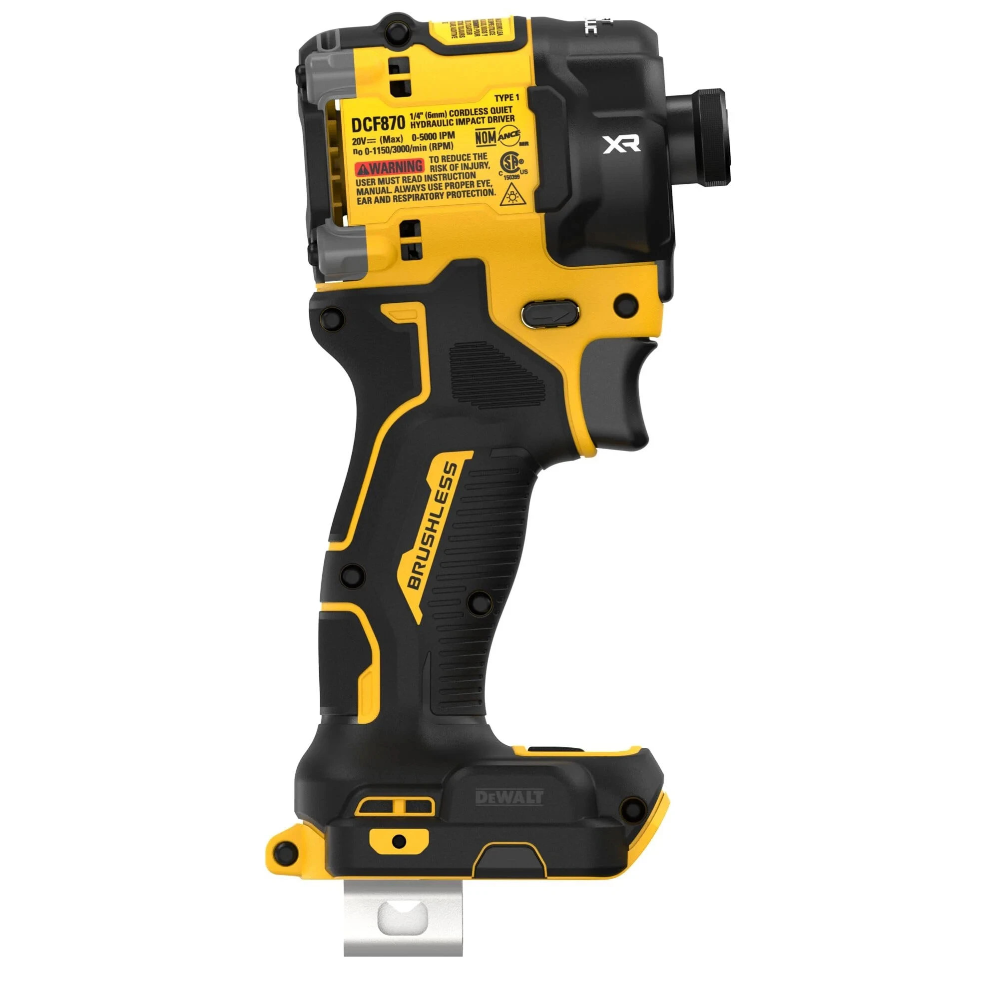 

Аккумуляторная отвертка Dewalt DCF887 с бесщеточным двигателем 250 об/мин, 1/4 дюйма, проста в использовании, мощна и имеет длительный срок службы.