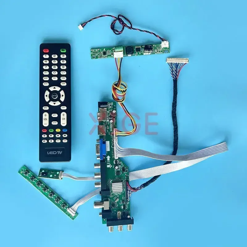 

For HM215WU1 HR215WU1 HT215F01 MV215FHM LCD Driver Board 30-Pin LVDS Digital DVB 21.5" Display AV+USB+DHMI+VGA 1920*1080 Kit DIY