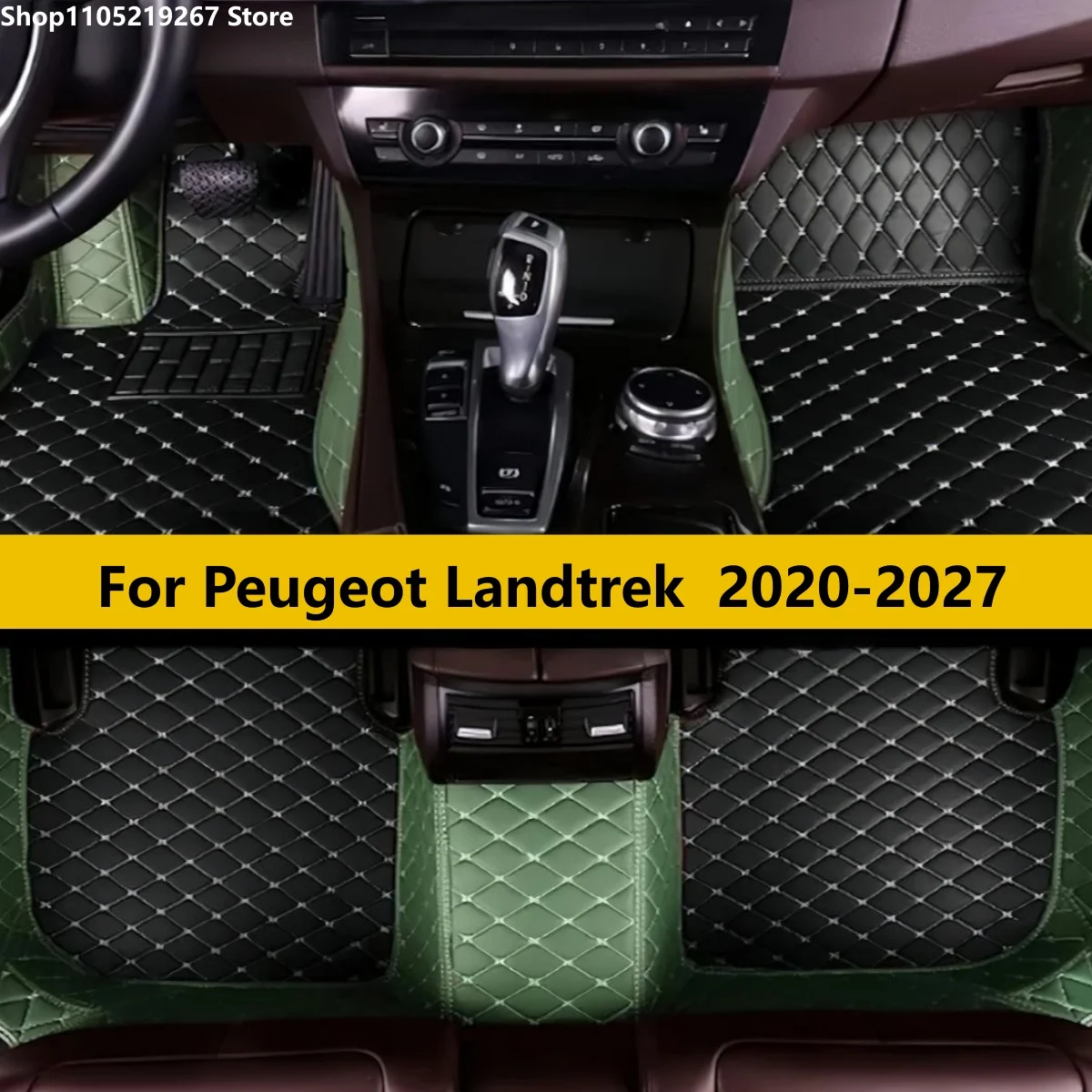 Автомобильные коврики на заказ для Peugeot Landtrek 2020-2027, всепогодные, водонепроницаемые