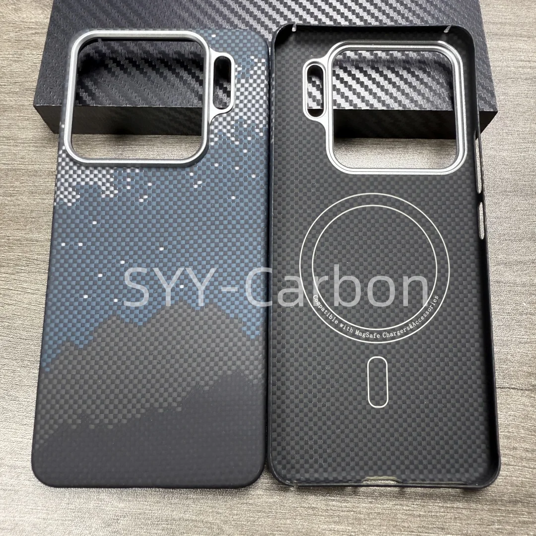 

Real carbon magsafe Case For Xiaomi 15s pro phone cover,luxury carbon fiber ultra-light ultra-thin protective case