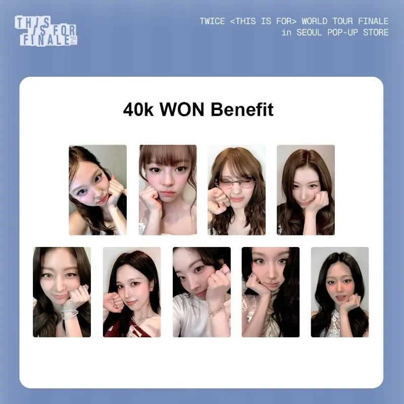 TWICES Peripheral Photocard Special Benefit Photo Card Collectible Mini Character Card Idol Trading Card Fan Souvenir Gift view 3