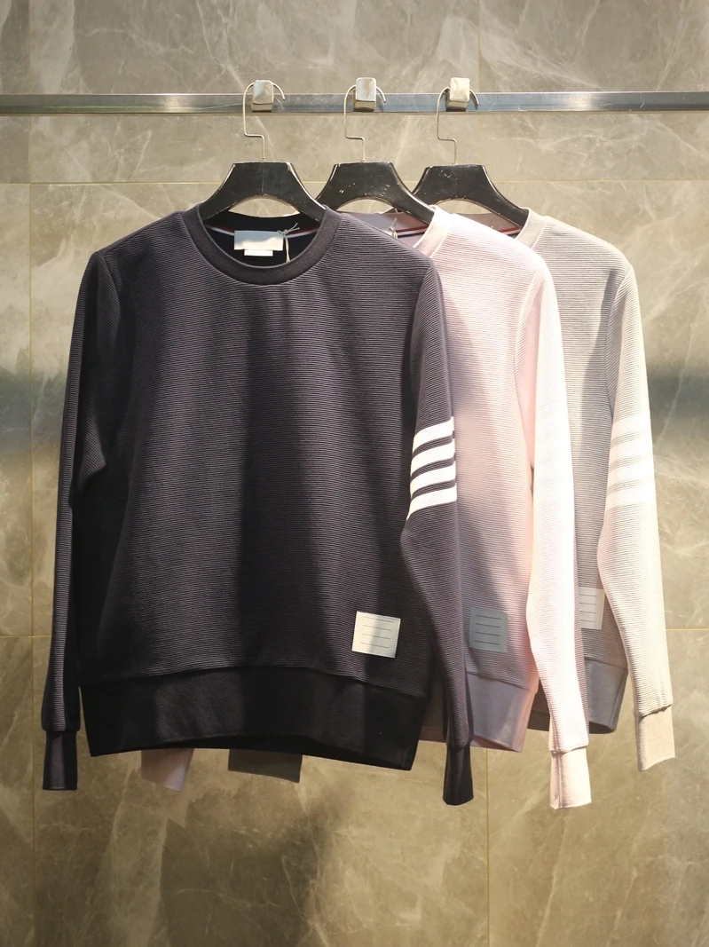 

Высококачественный хлопковый свитшот унисекс с круглым вырезом и узором «Водная волна», весна-осень, новинка, из чистого хлопка