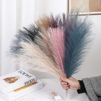 5/10/20PCS Fluffy Pampas Grass Boho Decor Artificial Flower Fake Plant Reed Simulated Party Wedding Home Decoration 42CM 4