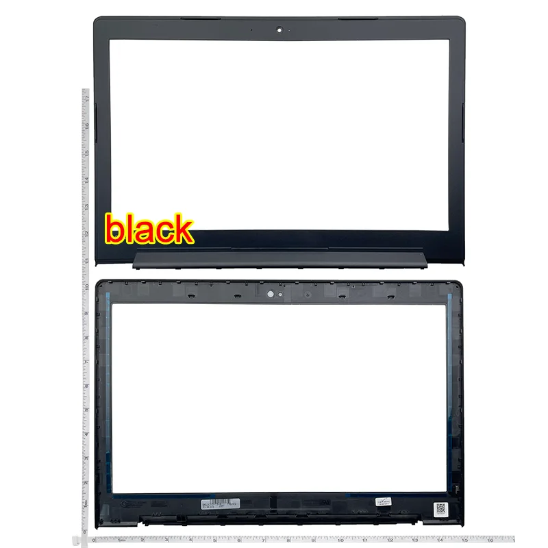 Nowa tylna pokrywa LCD/pokrywa przednia LCD dla Lenovo Ideapad 310-15 15IKB 15ISK 310-15ABR srebrna/czarna