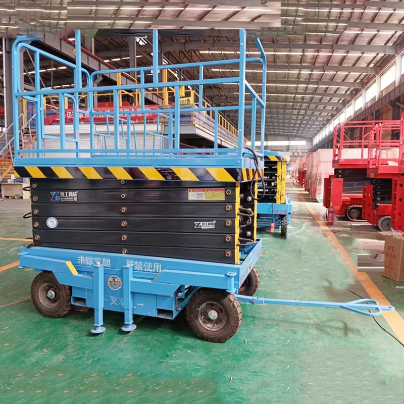 2025 Popular Self-Propelling 10M 12M Scissor Lift Platform Scissor Lift Table Hydraulic Factory in China