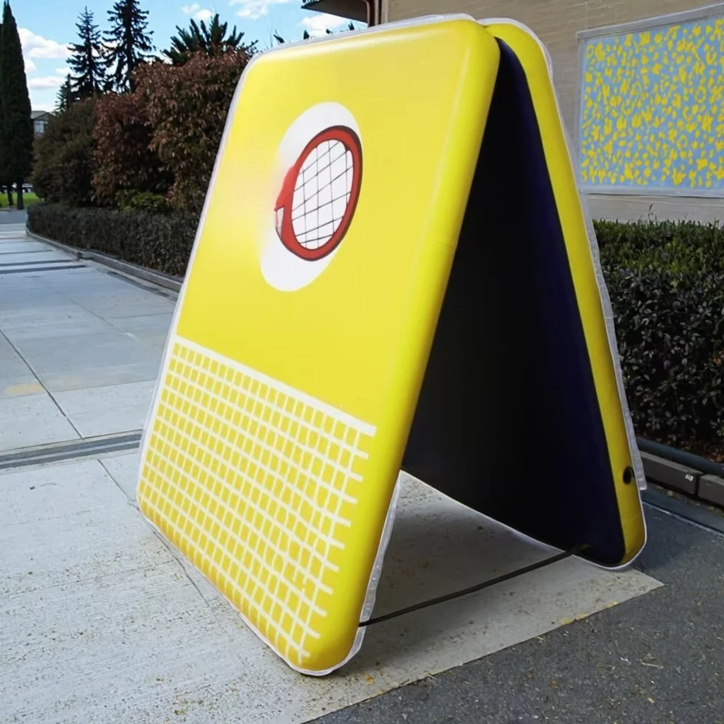 

Inflatable tennis practice rebound tennis hit wall portable single tennis rebound training rebound