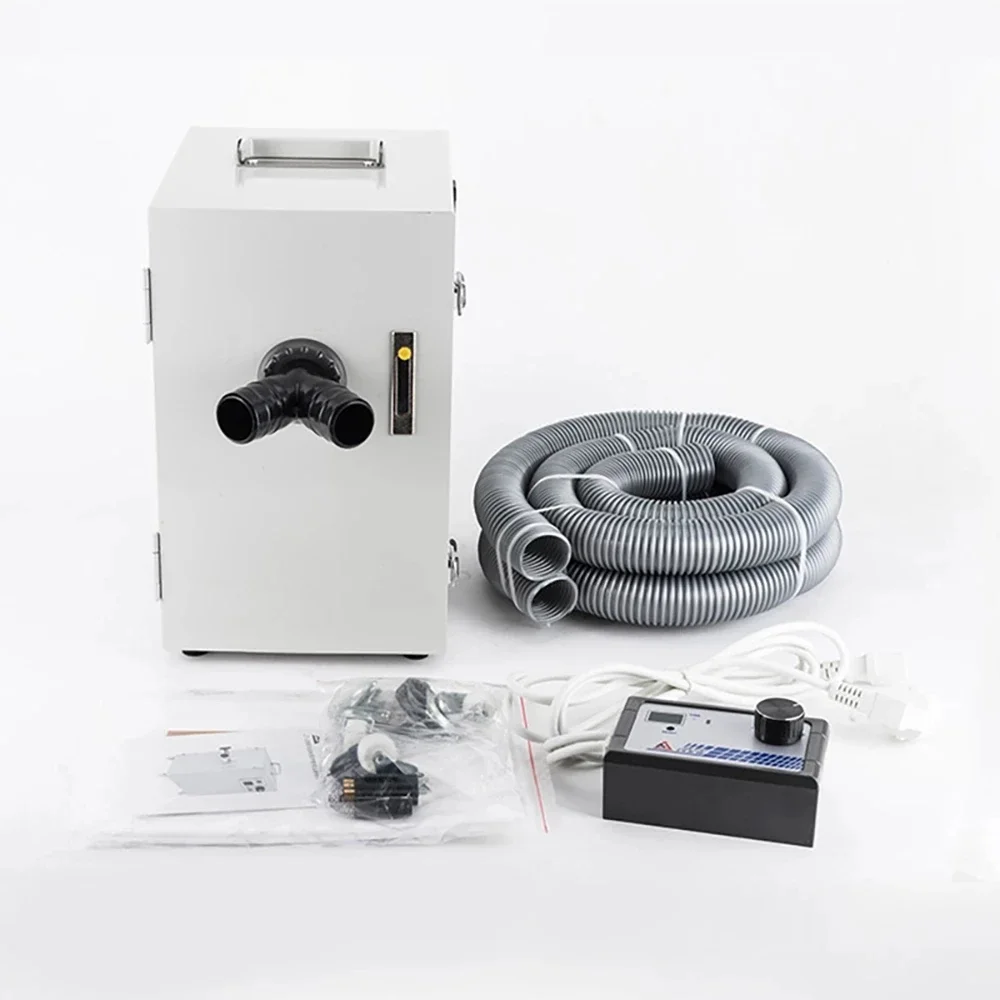 Dental Lab Vacuum Dust Extractor Digital Control Double Wheel Strong Power Motor  Collector JT-26B