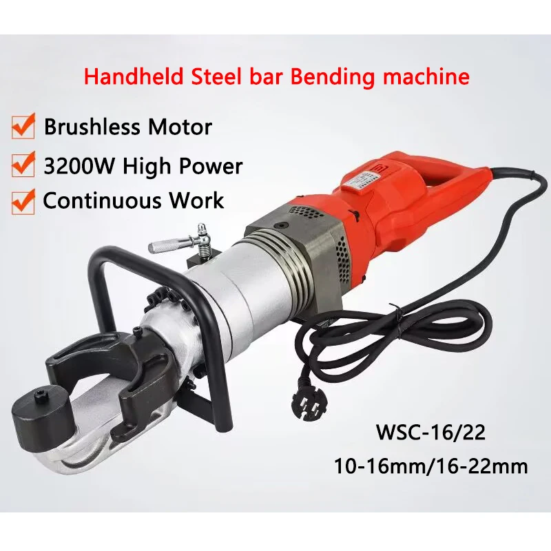 

Handheld Brushless Steel bar Bending machine Electric Hydraulic Steel bar Bender Brushless Motor High Efficiency Continuous Work